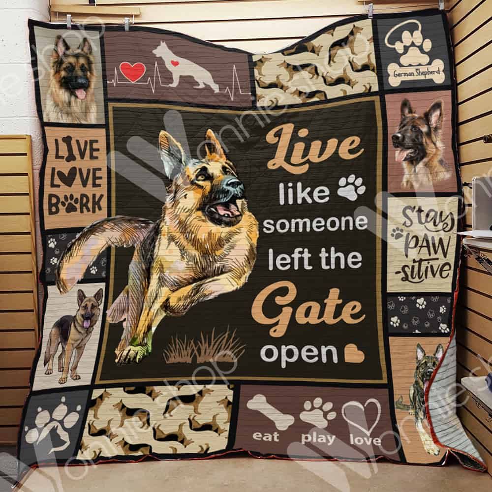 German Shepherd Dog Blanket LNT0912013 Quilt Blanket
