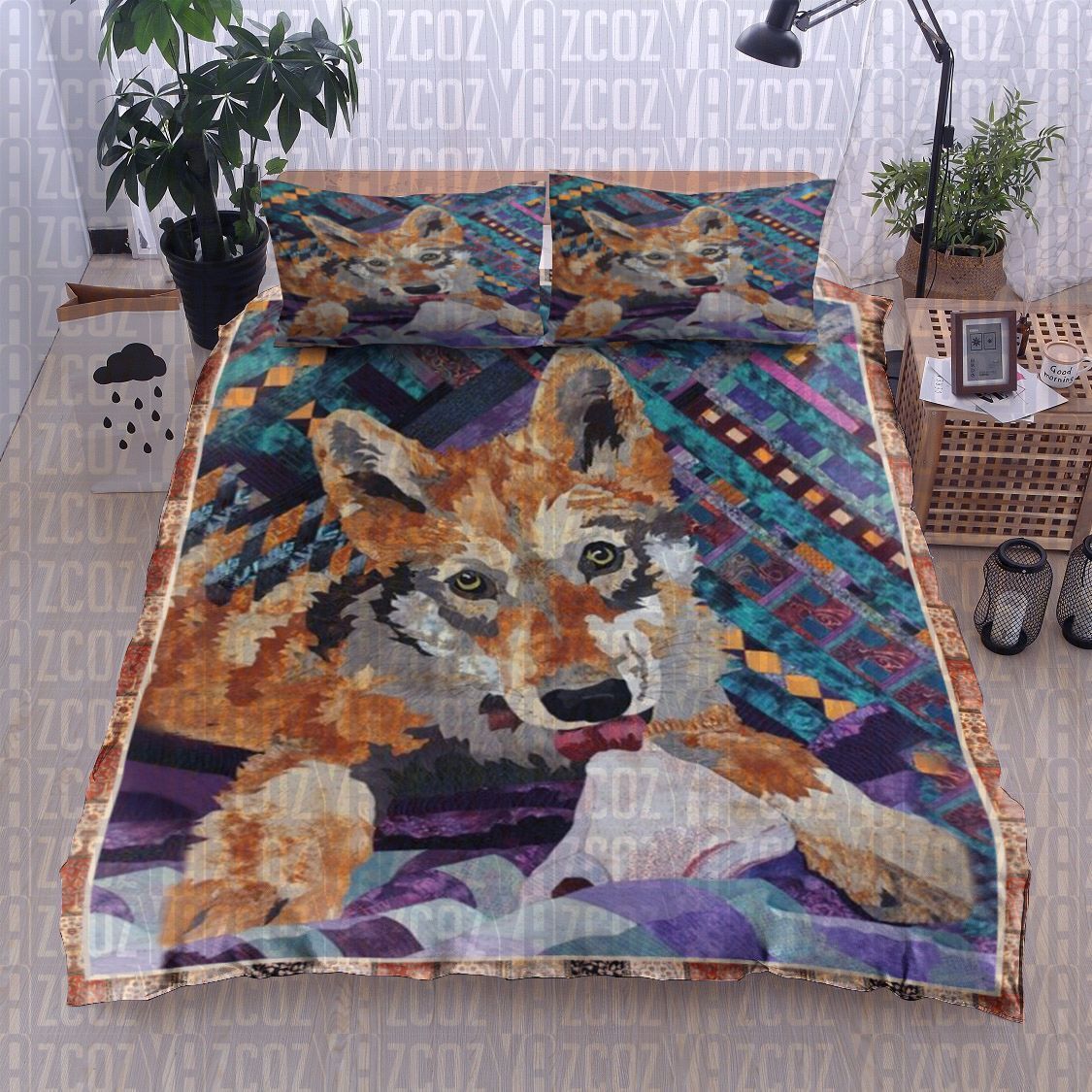 German Shepherd Dog Bedding Set