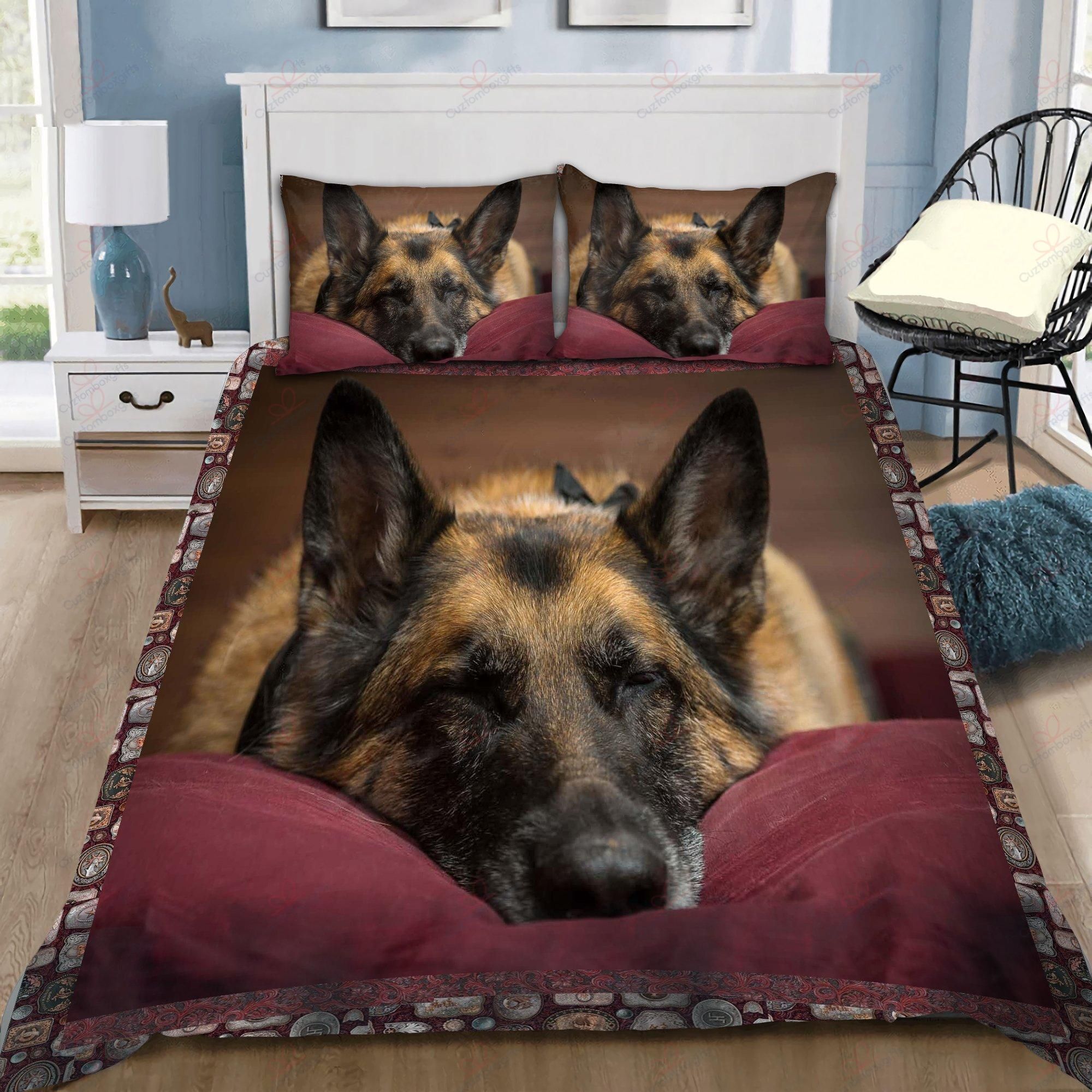 German Shepherd Dog Bedding Set