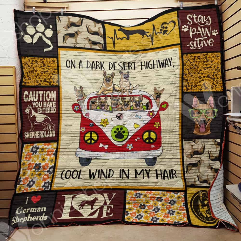 German Shepherd Dog Quilt Blanket DHC0302768TD