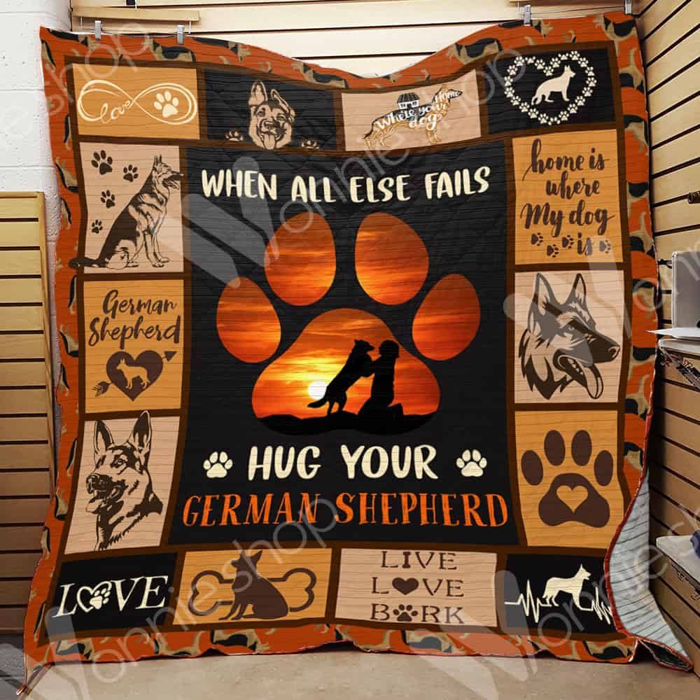 German Shepherd Dog Quilt Blanket DHC0602698TD