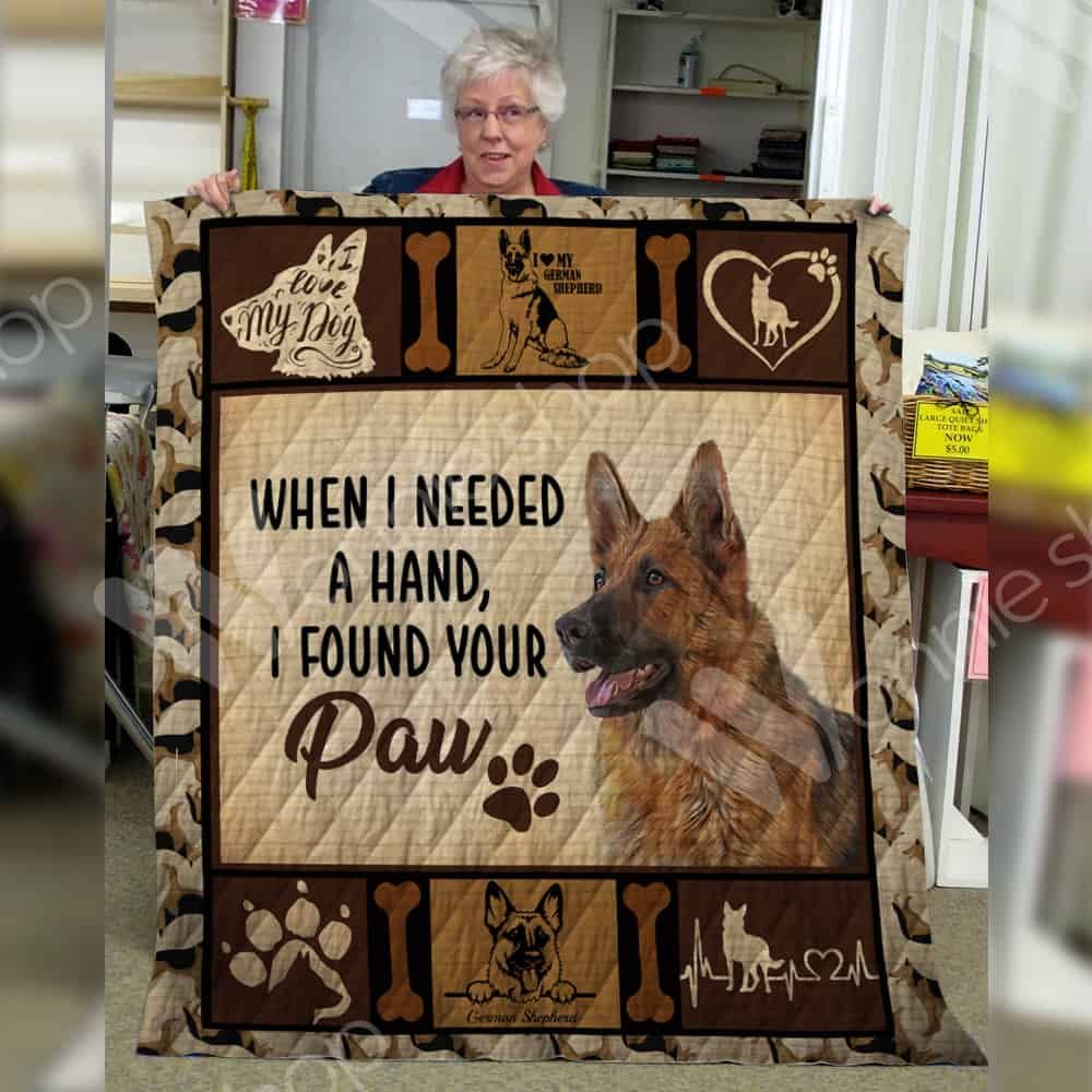 German Shepherd Dog Quilt Blanket DHC1002611TD
