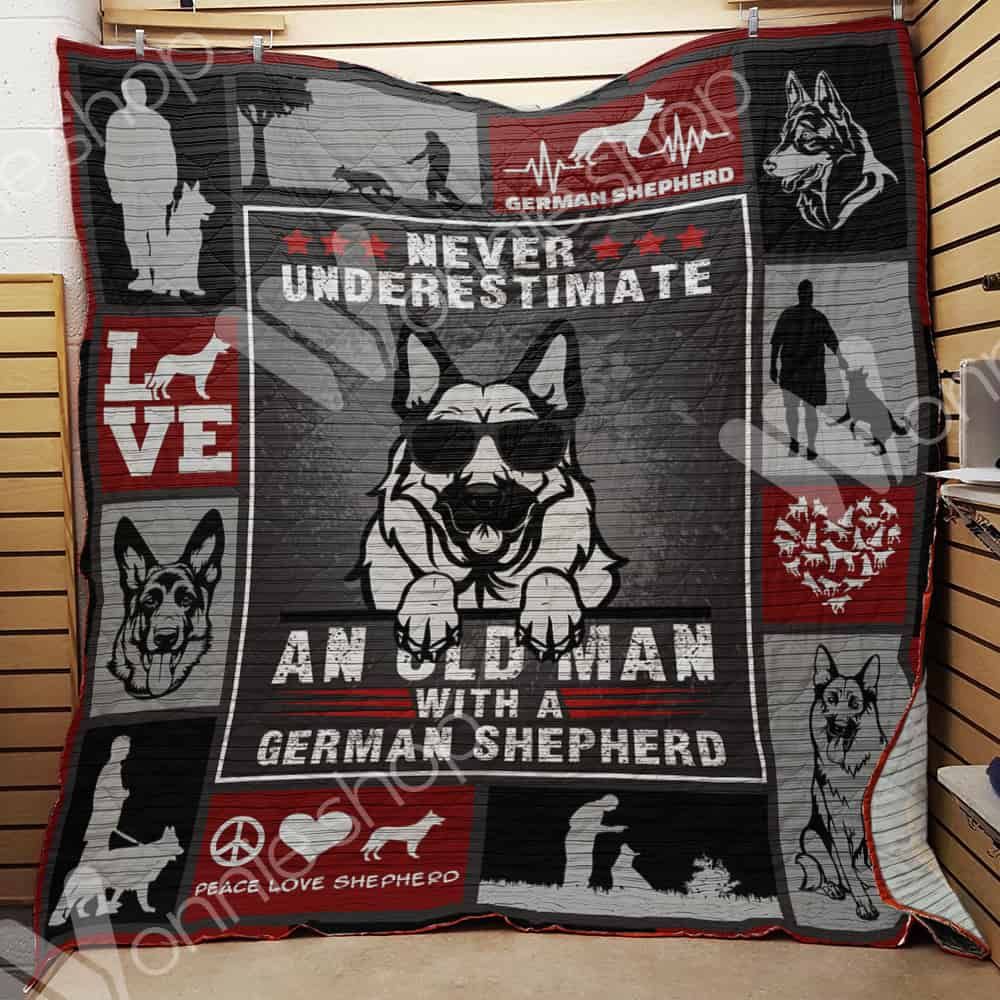 German Shepherd Dog Quilt Blanket DHC1002637TD