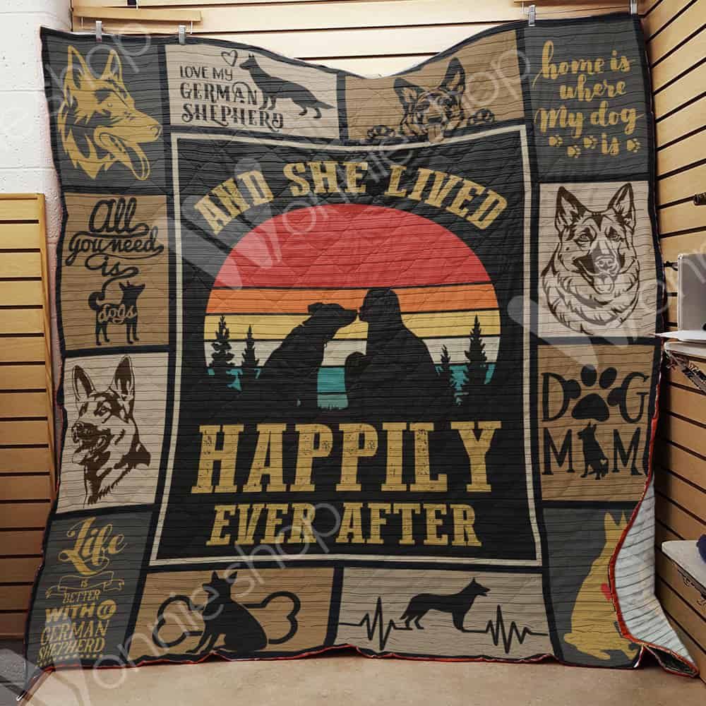 German Shepherd Dog Quilt Blanket DHC1002656TD