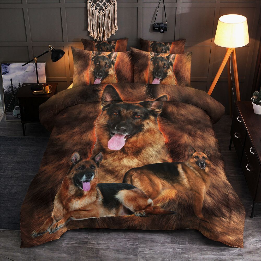 German Shepherd Dog Bedding Set