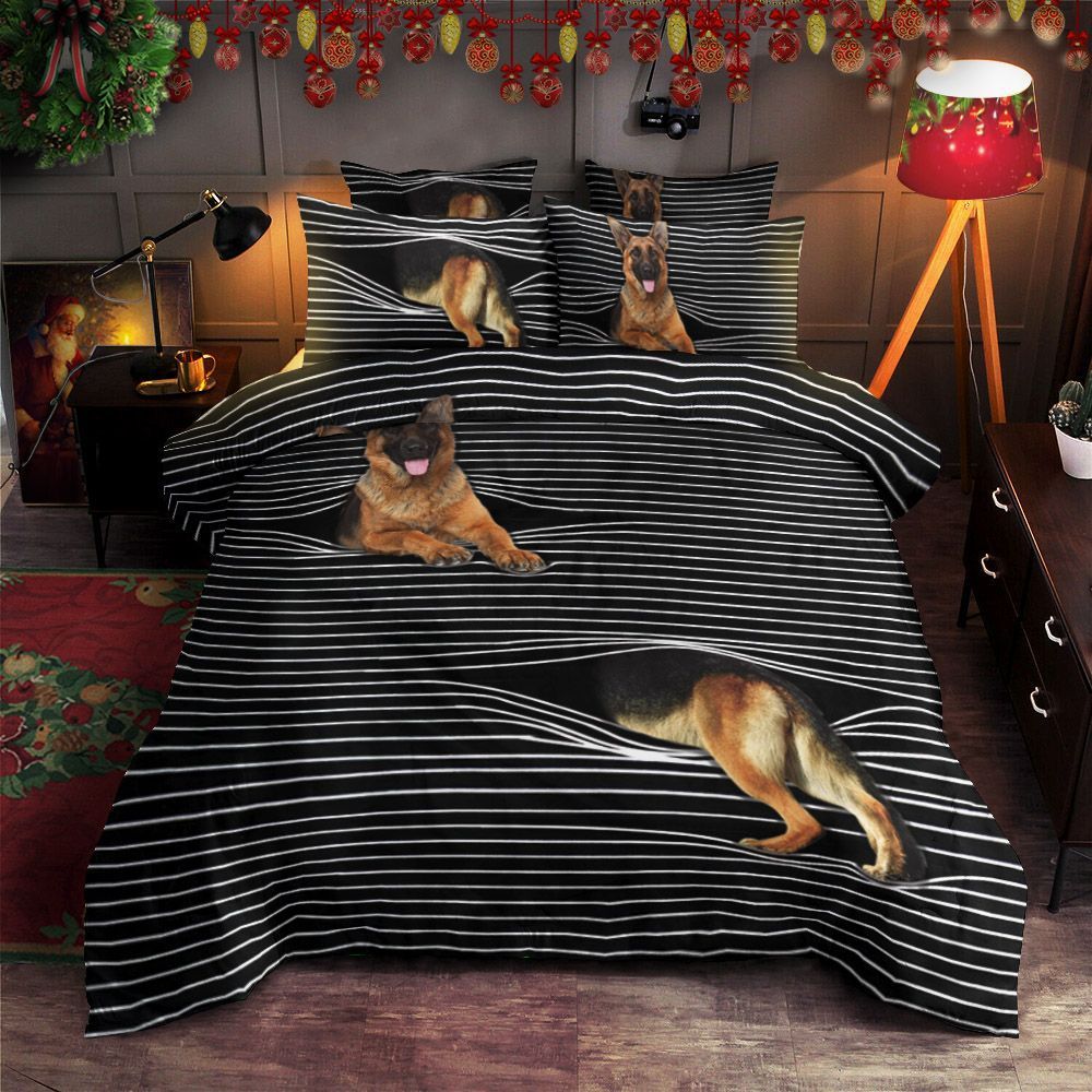 German Shepherd Dog Bedding Set