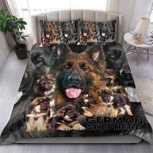 German Shepherd Dogs Bedding Set
