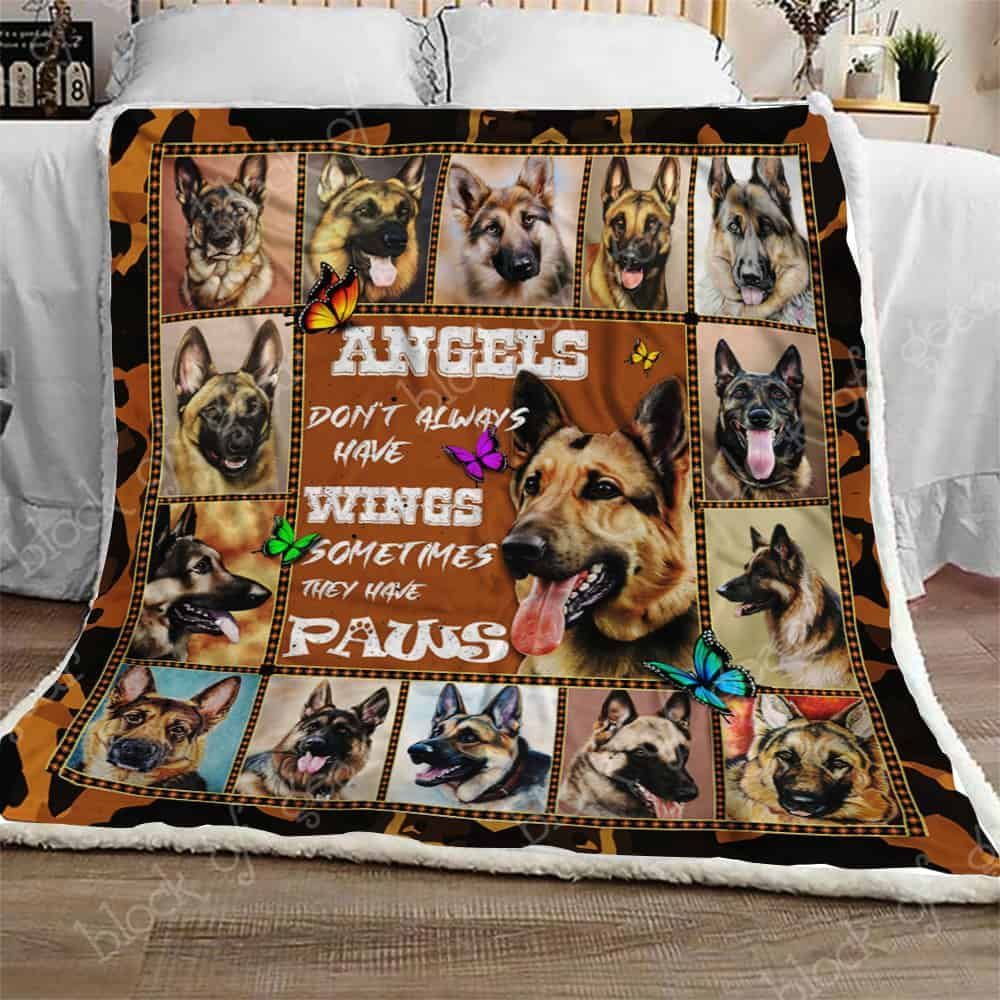 German Shepherd Fleece Blanket