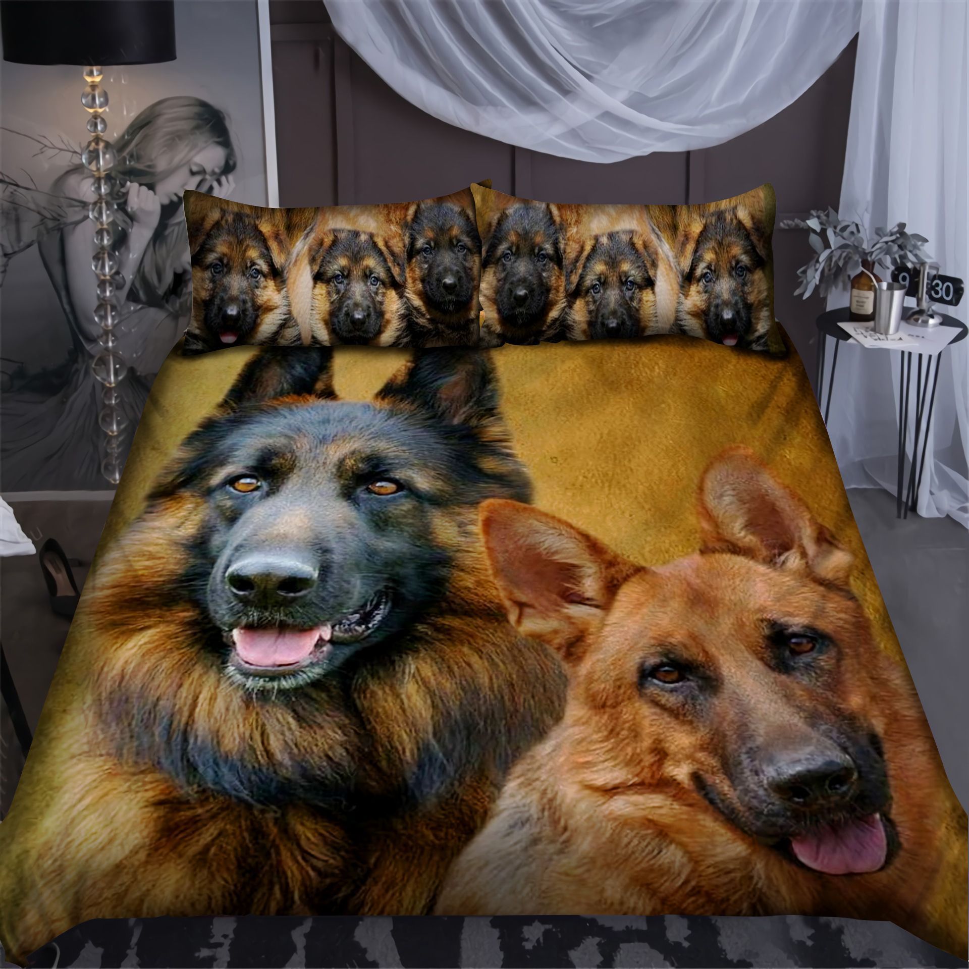 German Shepherd Bedding Set