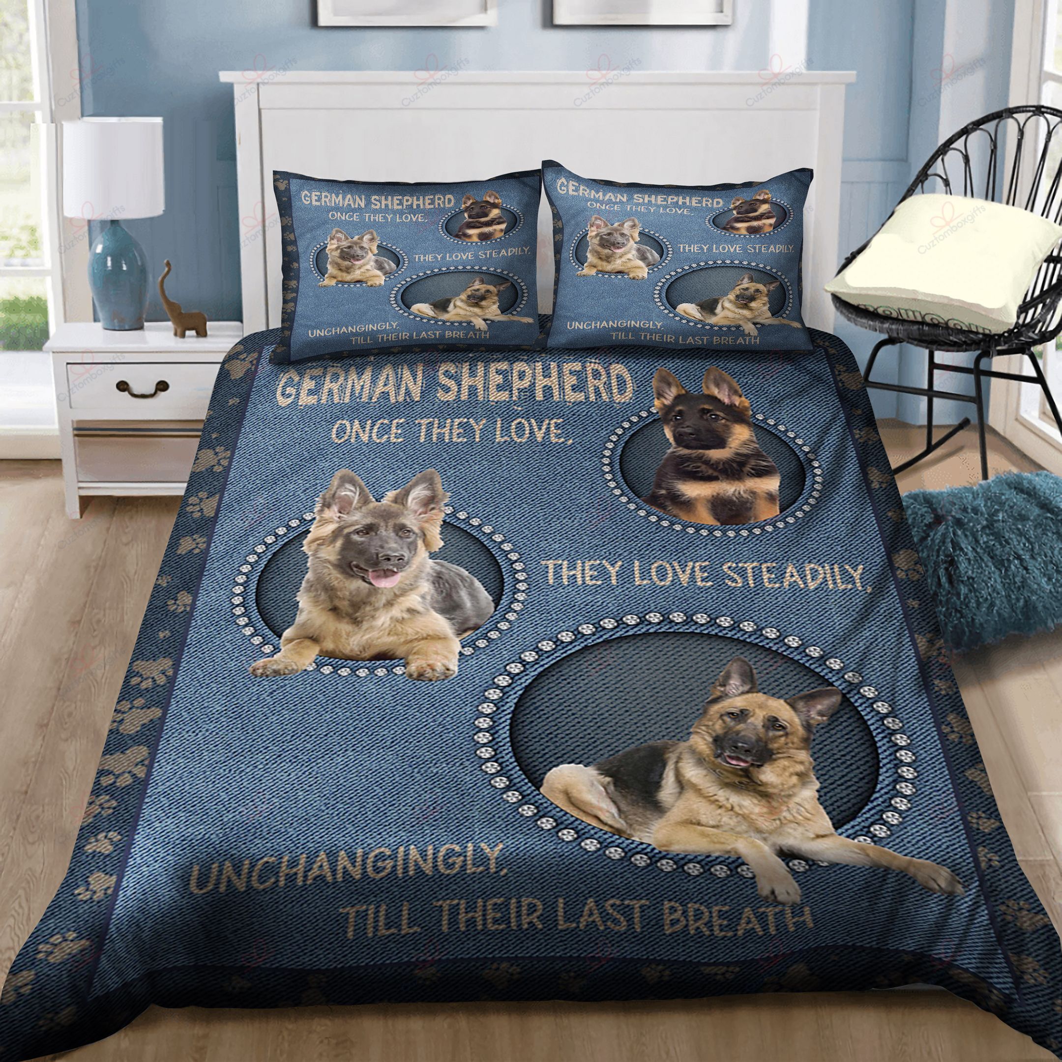 German Shepherd Bedding Set