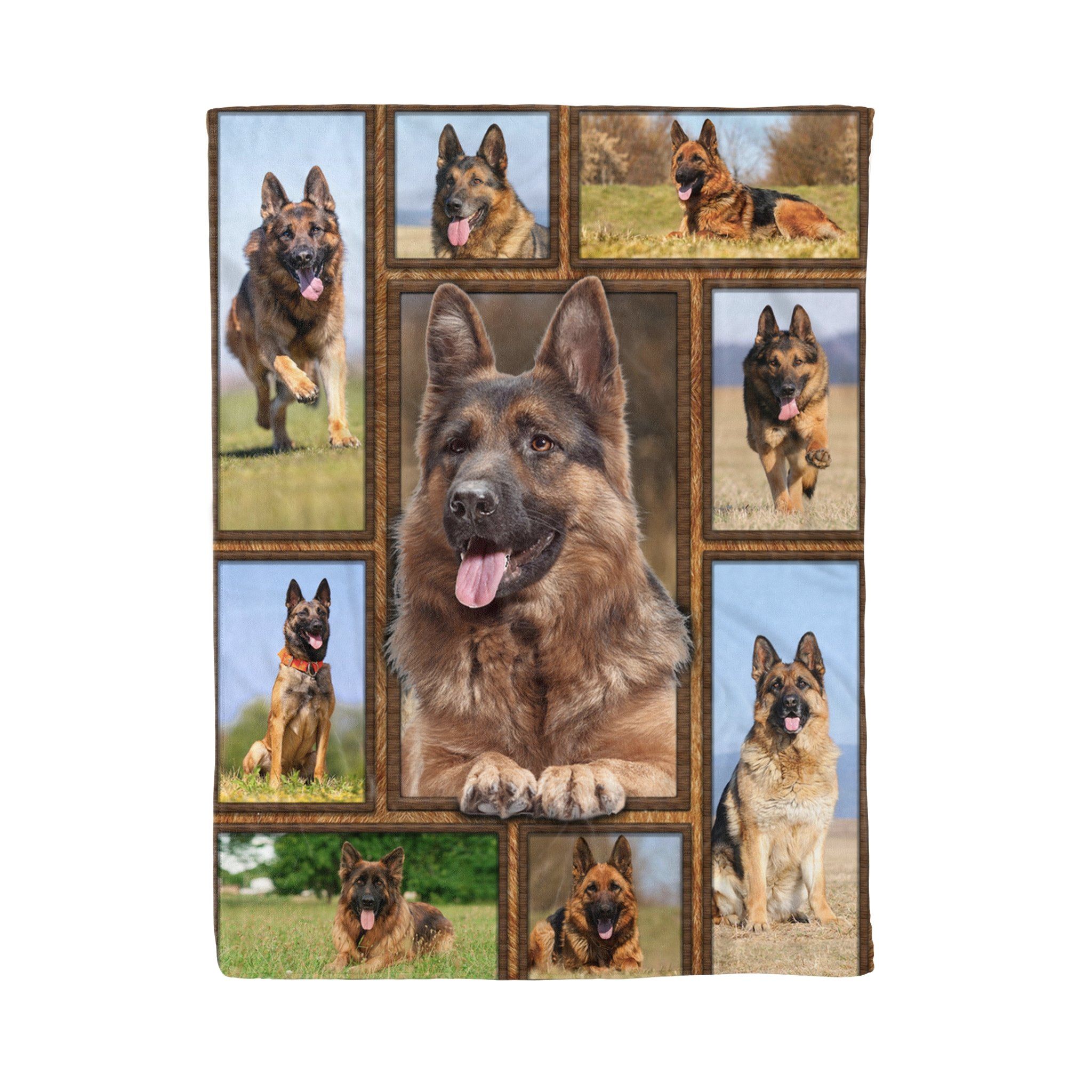 German shepherd Fleece Blanket