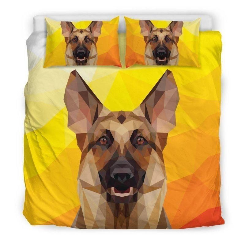 German Shepherd Modern Art For Dog Lovers  Bedding Set