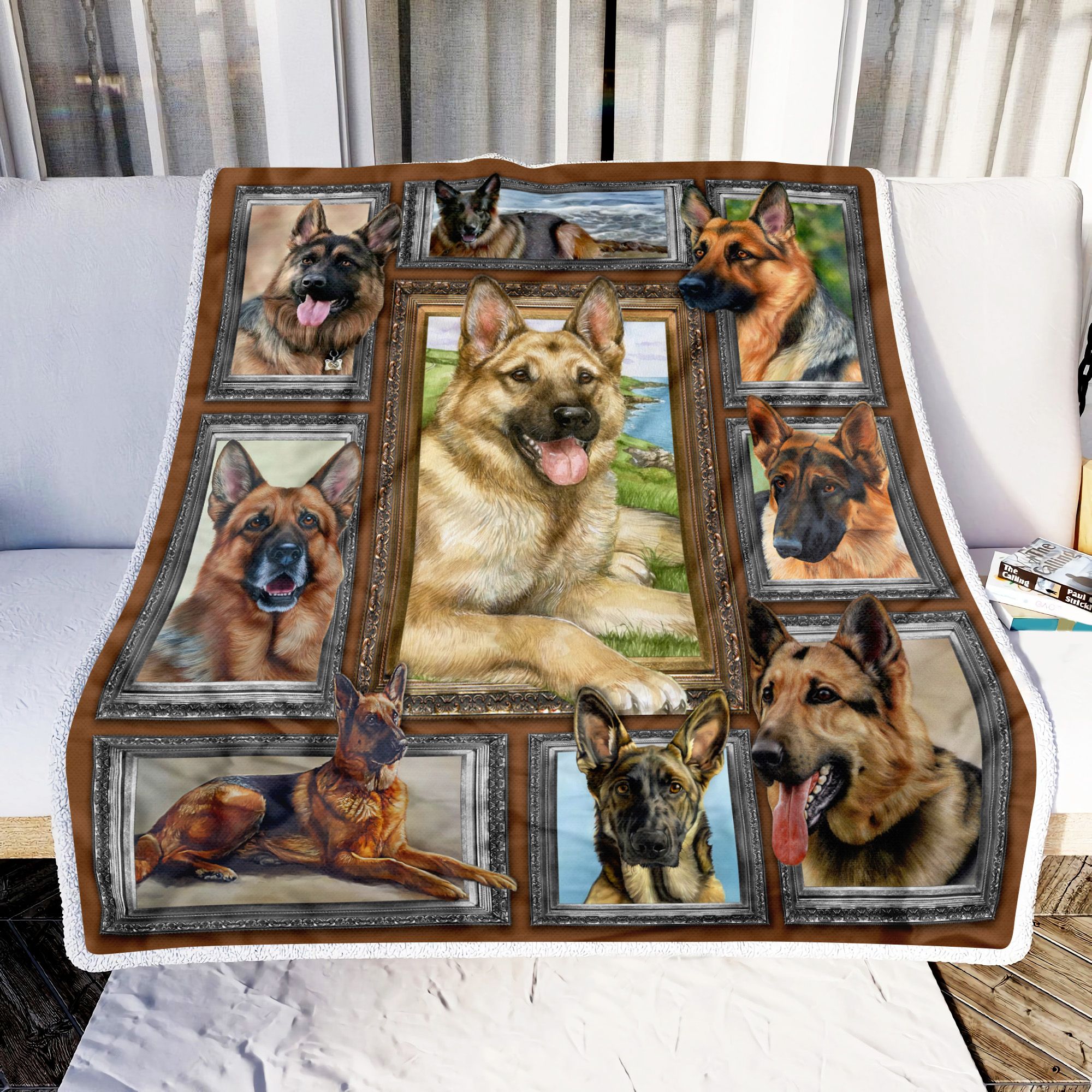 German Shepherd Fleece Blanket