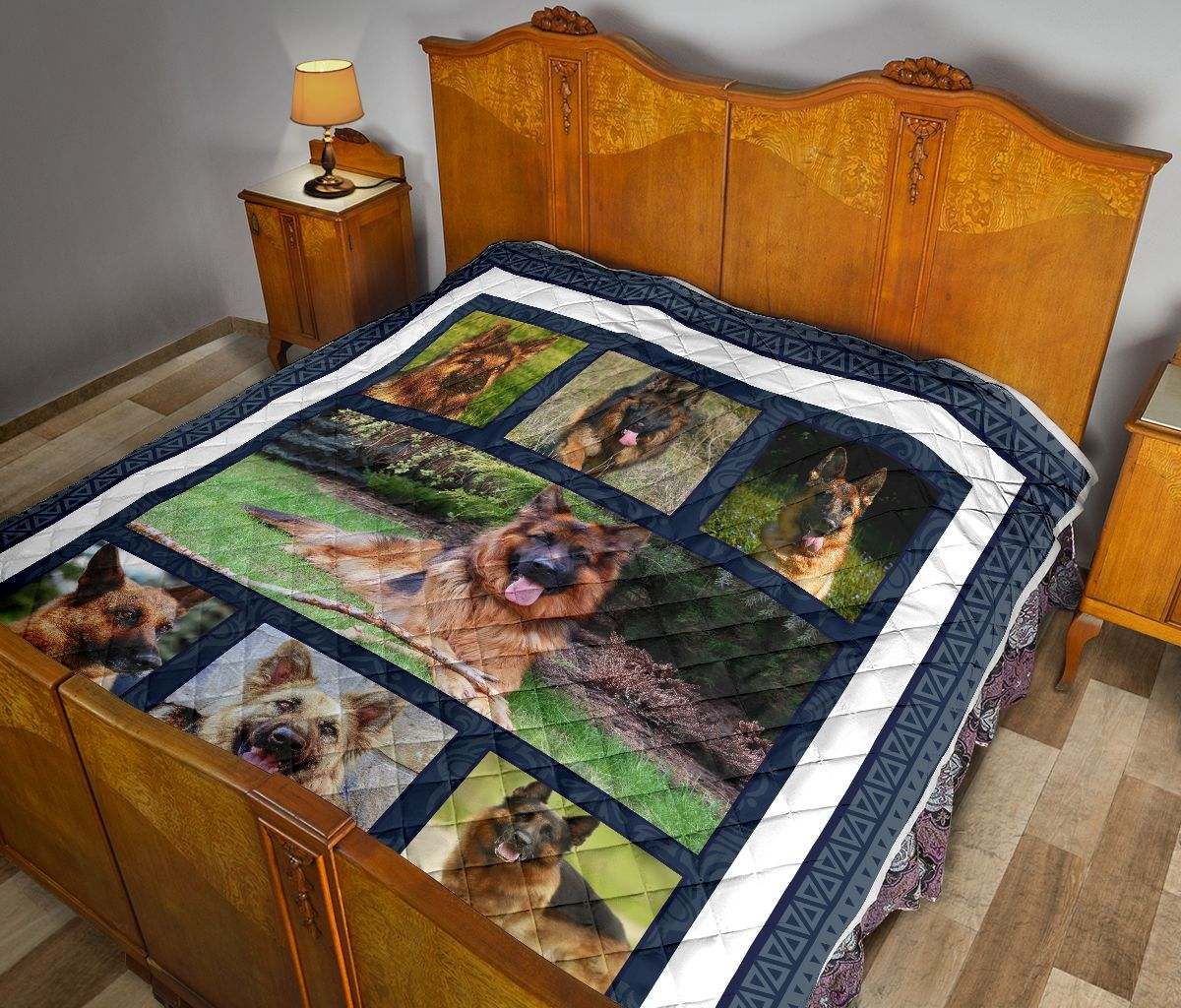 GERMAN SHEPHERD QUILT DHC281110795DD