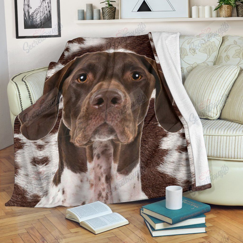 German Shorthaired Pointer Fleece Blanket