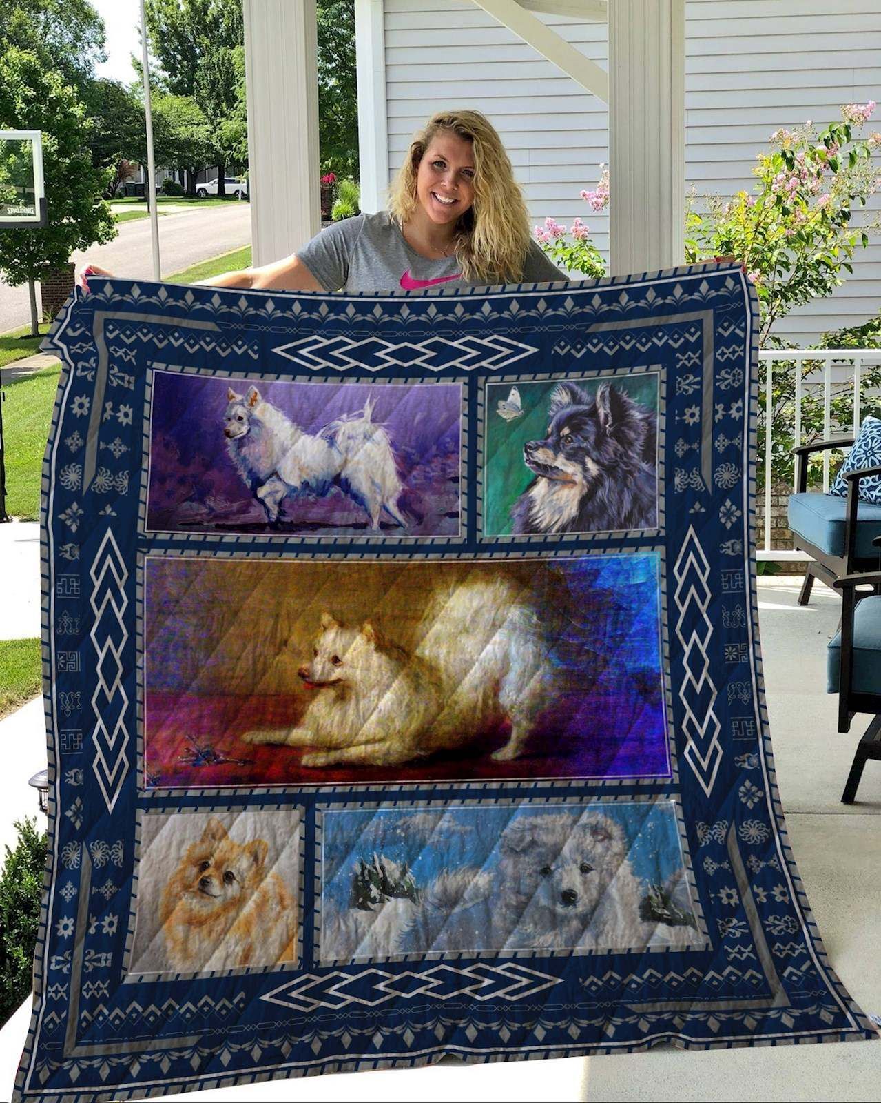 German Spitz Quilt Blanket DHC2911192VT