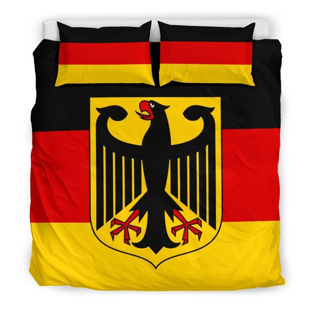 Germany Flag And Coat Of Arms Bedding Set