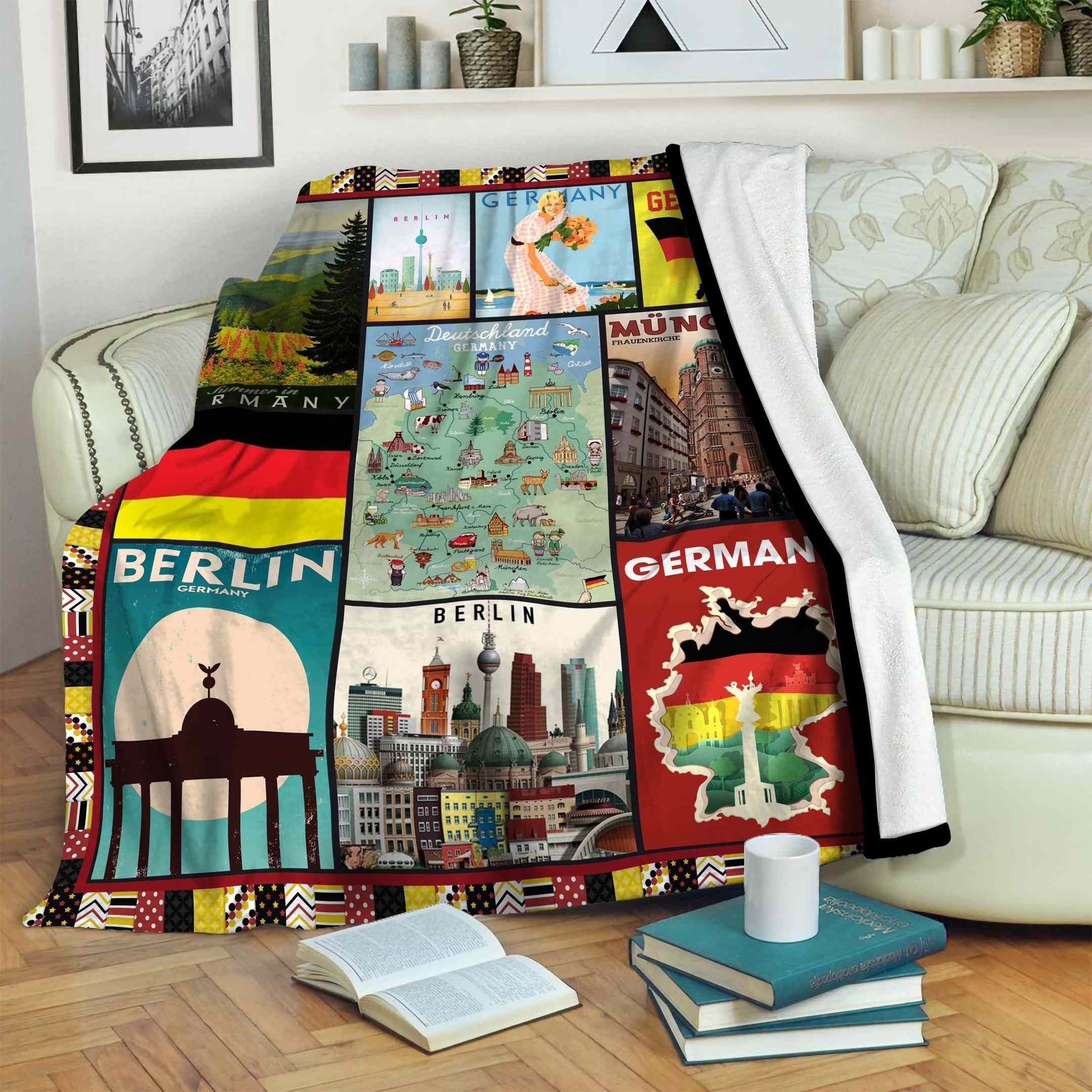 Germany Fleece Blanket