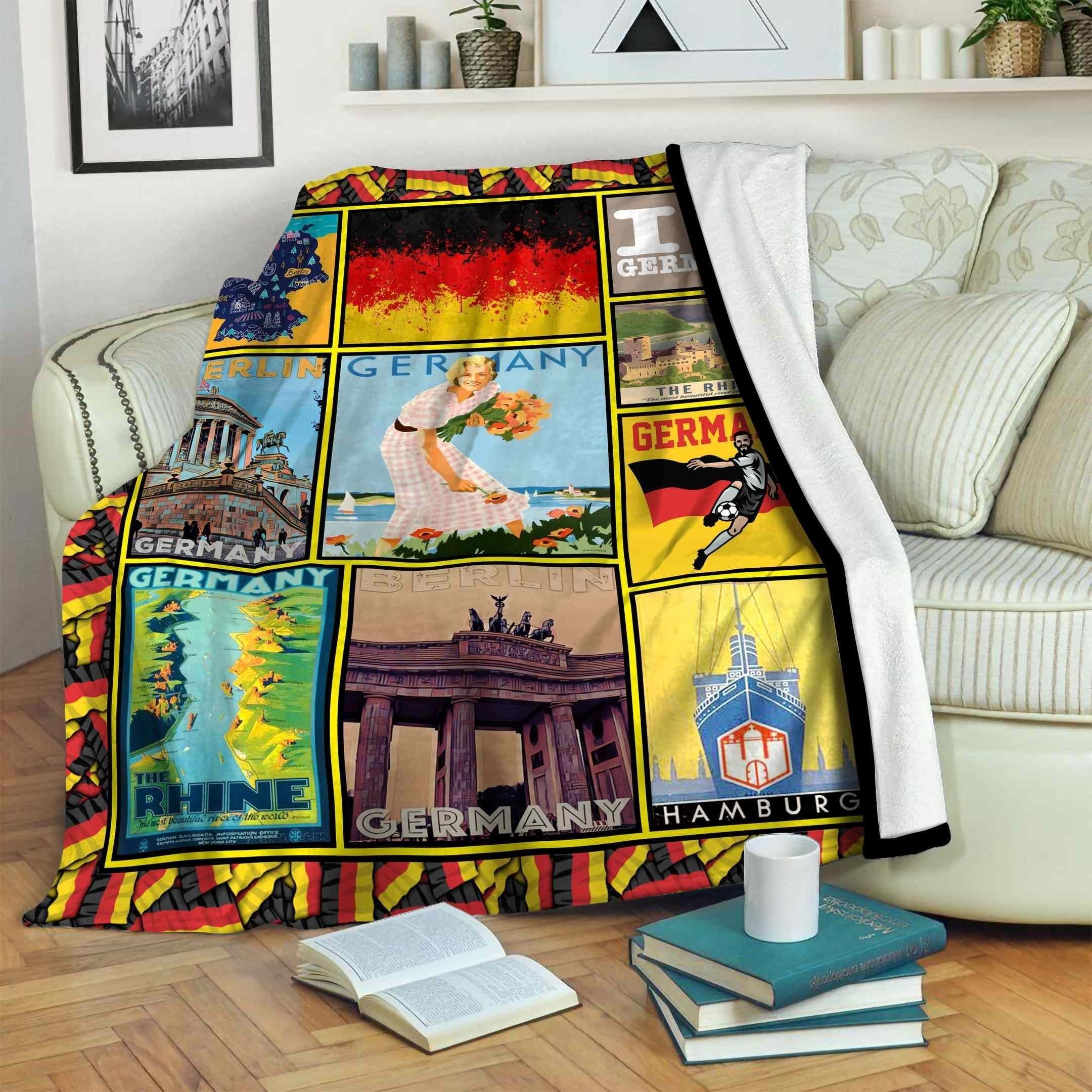 Germany Fleece Blanket