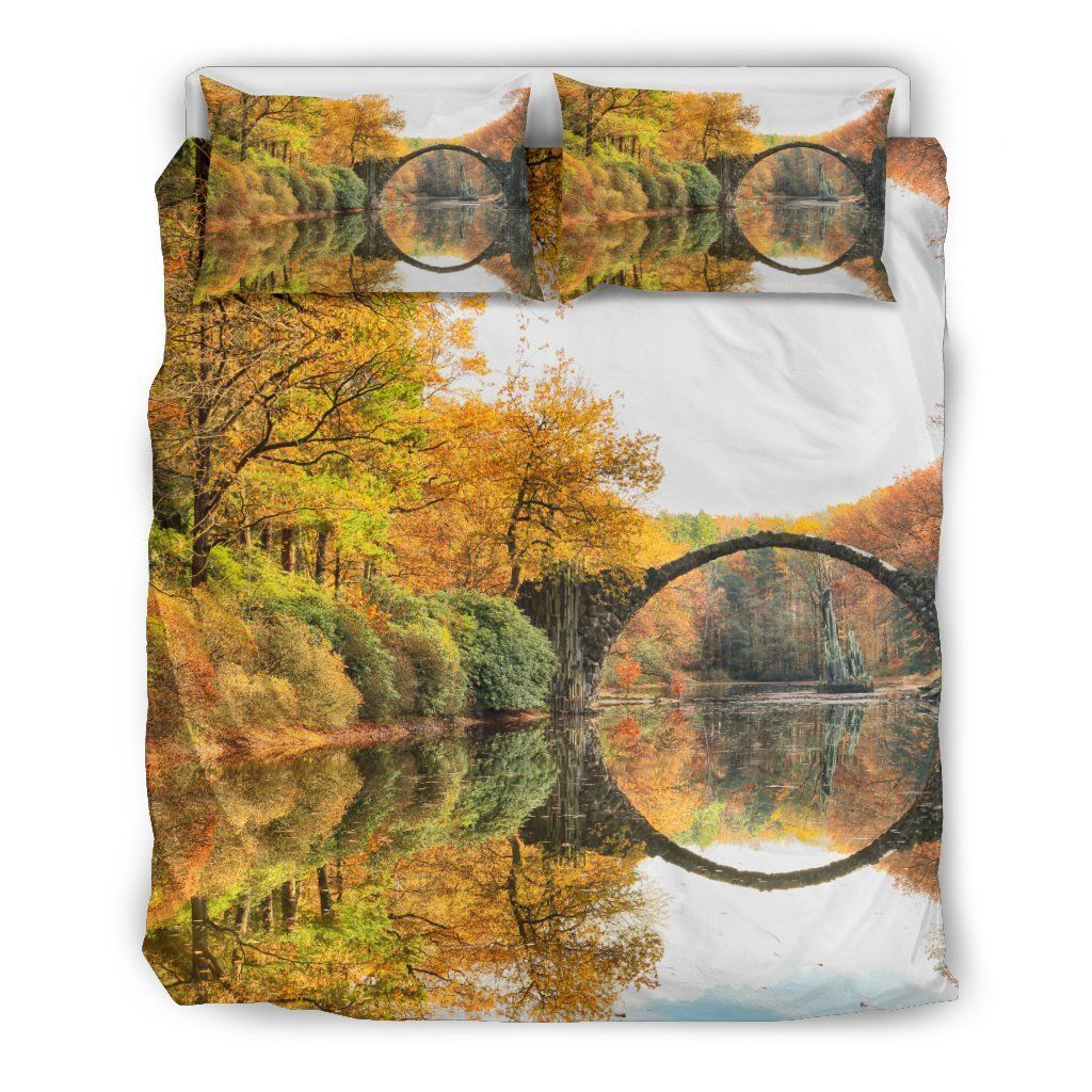 Germany Saxony Rakotz Bridge Bedding Set