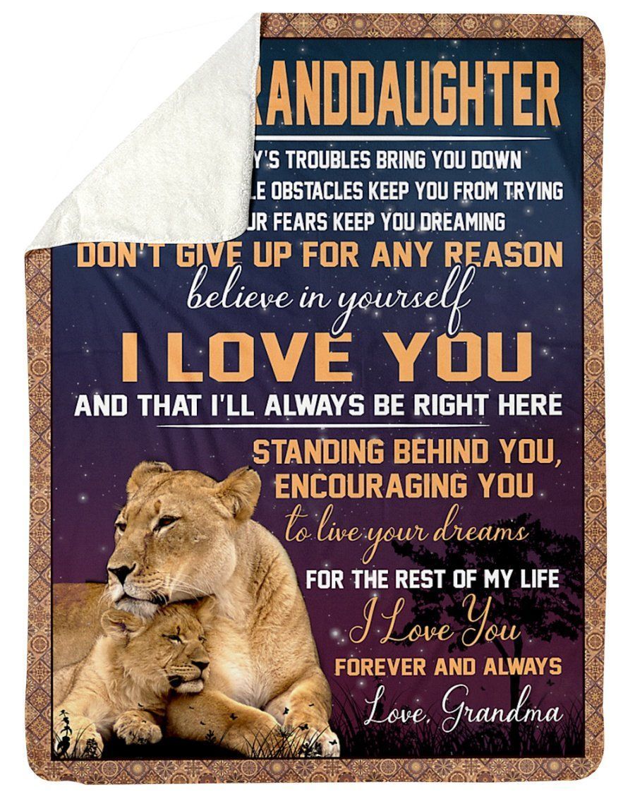 Get Yours Nowlove You Forever And Always Gifts For Granddaughters Fleece Blanket