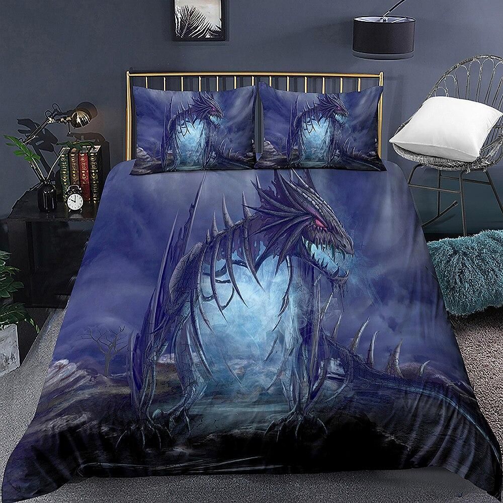 Ghostly Dragon Bedding Set
