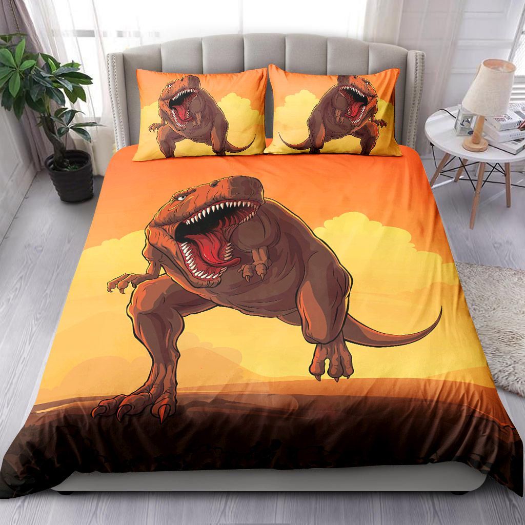 Giant Prehistoric Monster Of Dinosaur Bedding Set