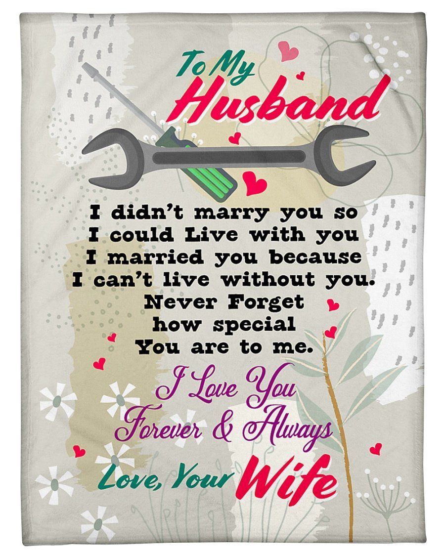 Gift For A Mechanic I Married You Fleece Blanket Fleece Blanket