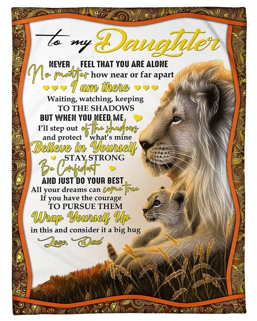 Gift For Daughter I Hope You Believe Deep In Your Heart Fleece Blanket Fleece Blanket