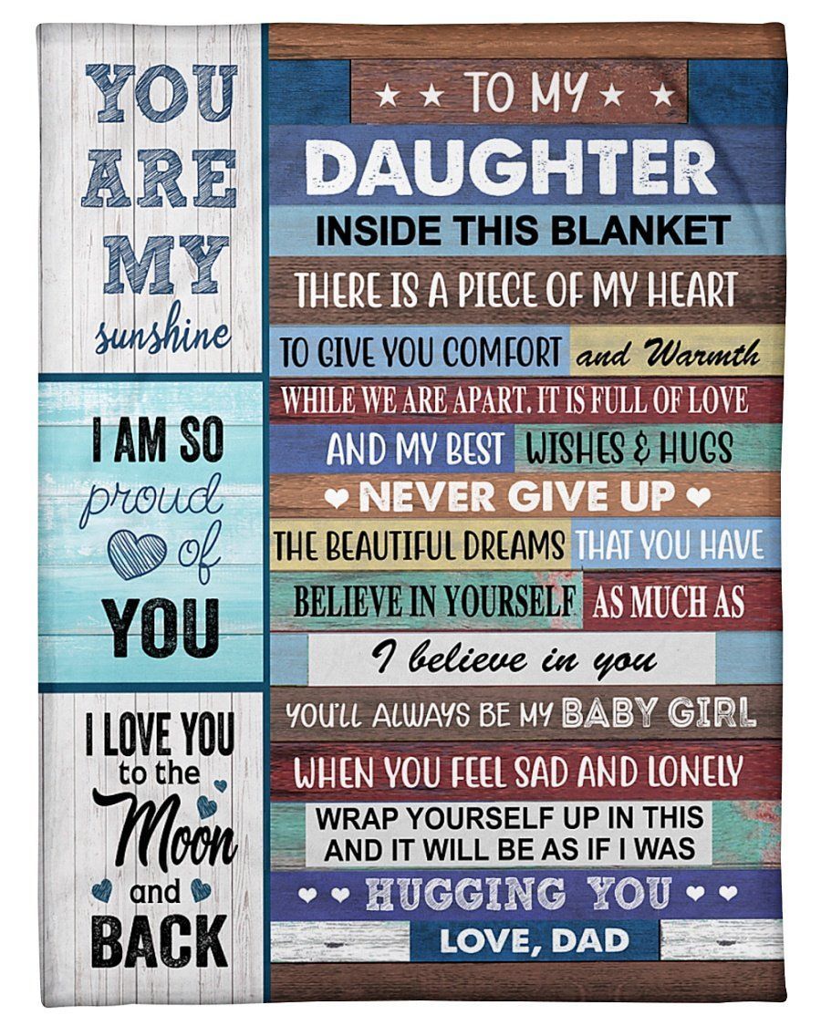 Gift For Dear Daughter You Are My Best Friend Fleece Blanket Fleece Blanket