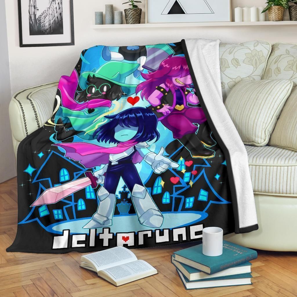 Gift For Gamer Deltarune Craft Printed Fleece Blanket