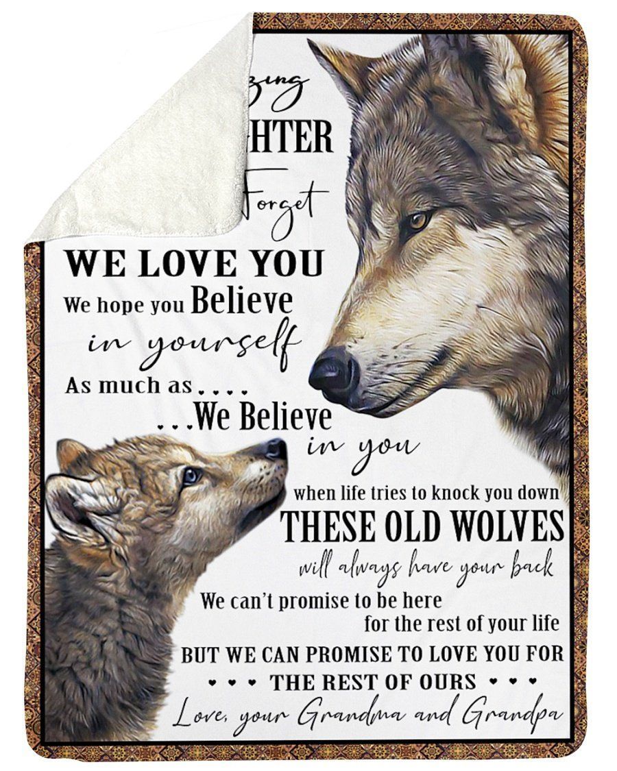 Gift For Granddaughter Never Forget How Much We Love You Fleece Blanket