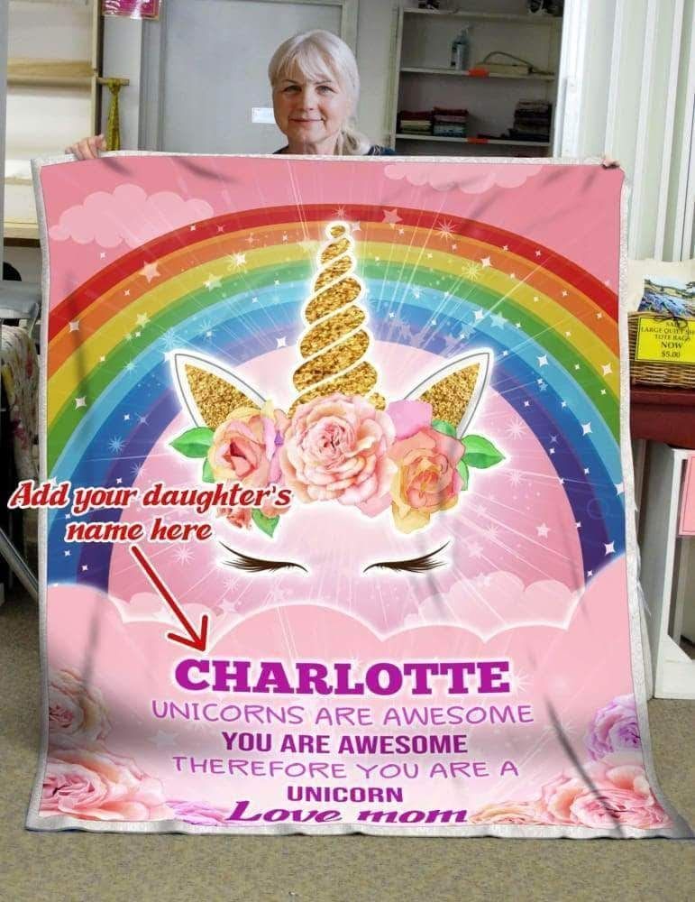 Gift For Your Daughter Sherpa Fleece Blanket