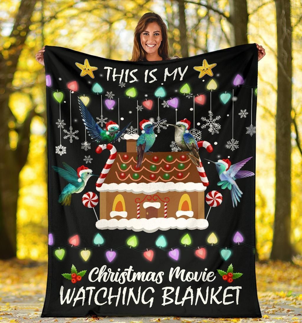 Giger Bead Gouse This Is My Christmas Watching Movie Fleece Blanket