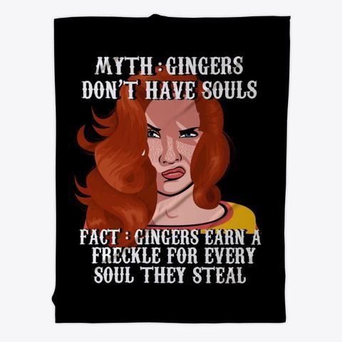 Gingers Earn A Freckle For Every Soul They Steal Custom Design Fleece Blanket