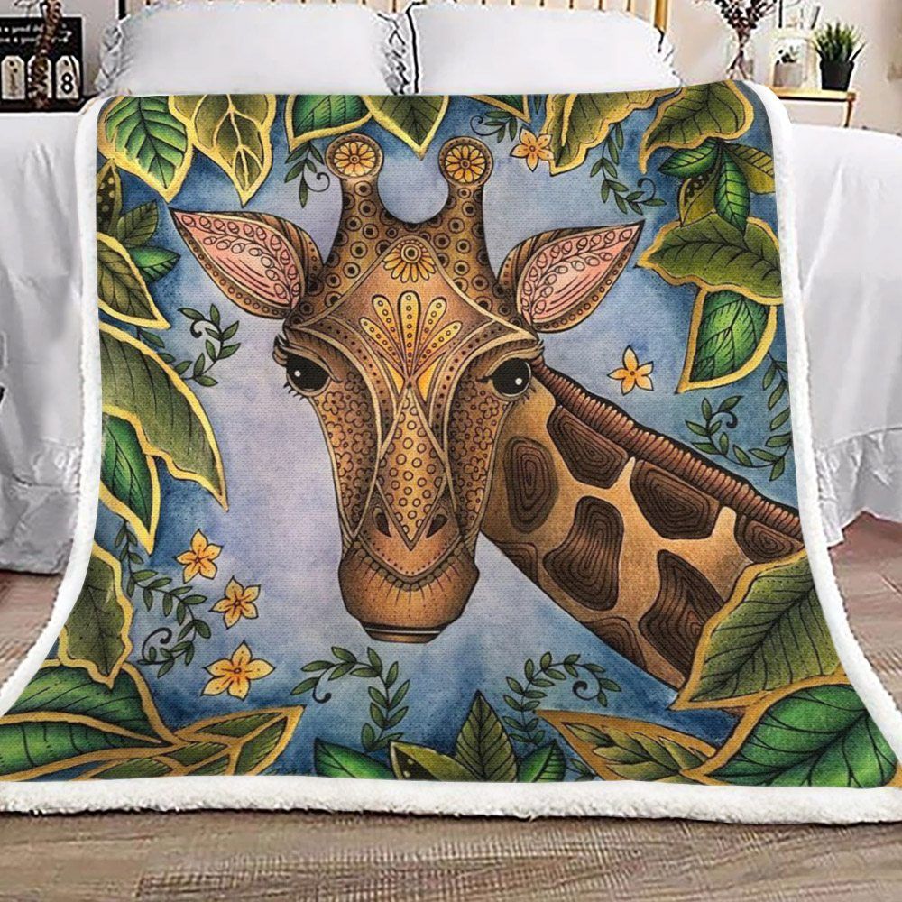 Giraffe Sherpa Fleece