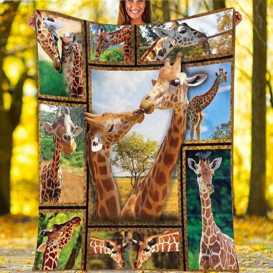 Giraffe Fleece Blanket