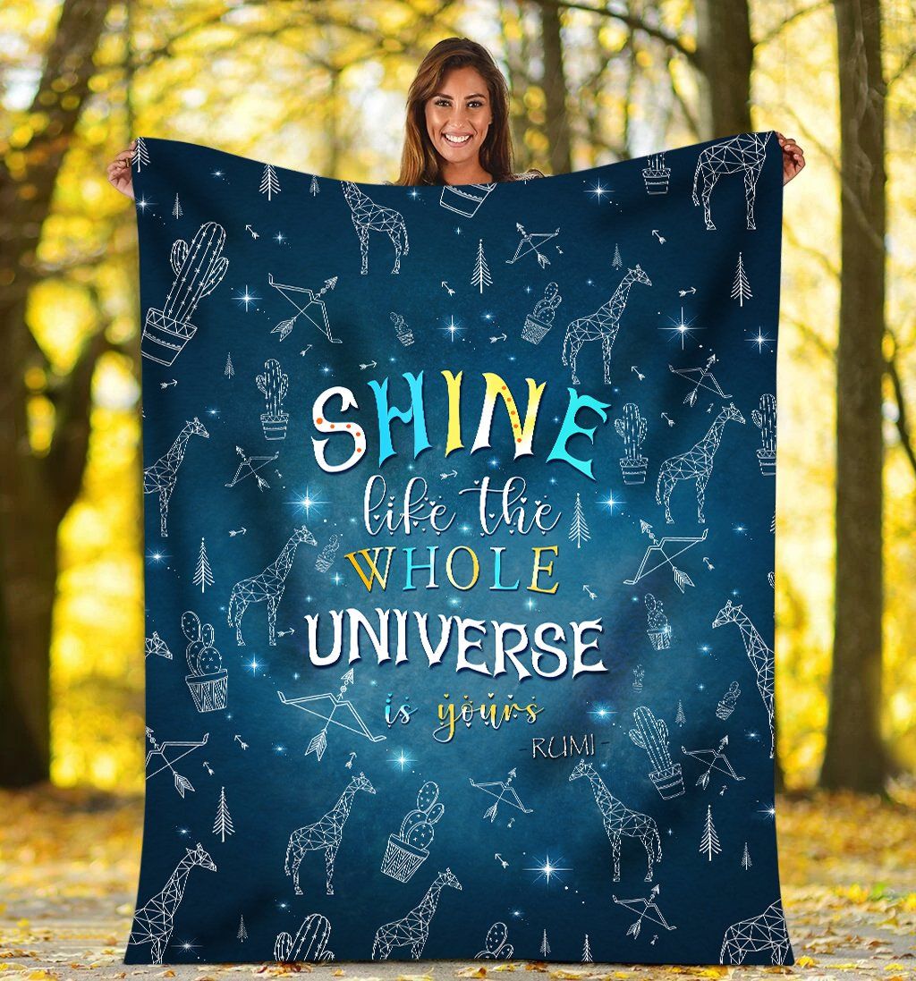 Giraffe Fleece Blanket