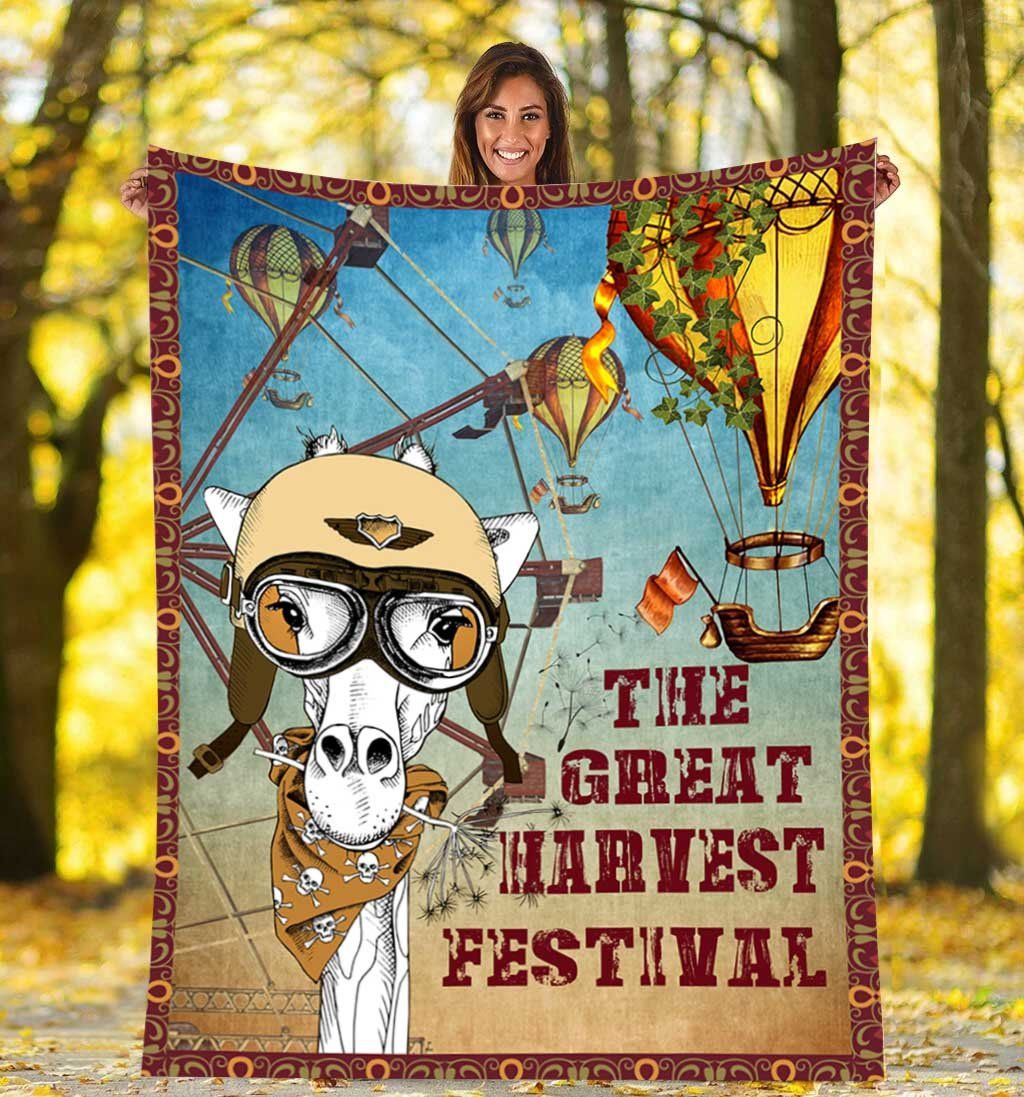 Giraffe Fleece Blanket