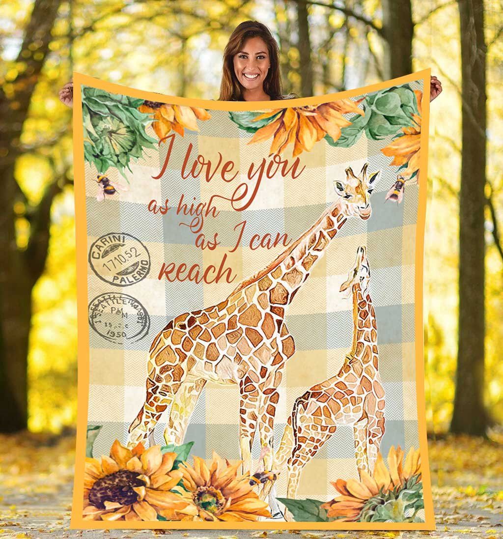 Giraffe Fleece Blanket