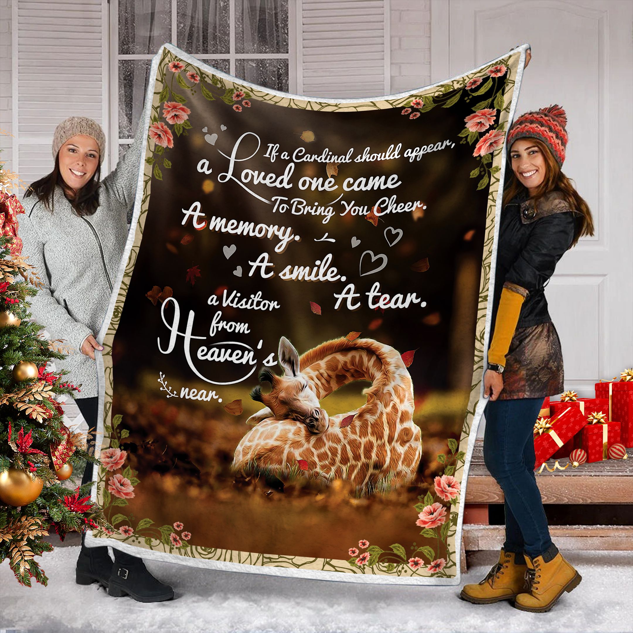 Giraffe Fleece Blanket