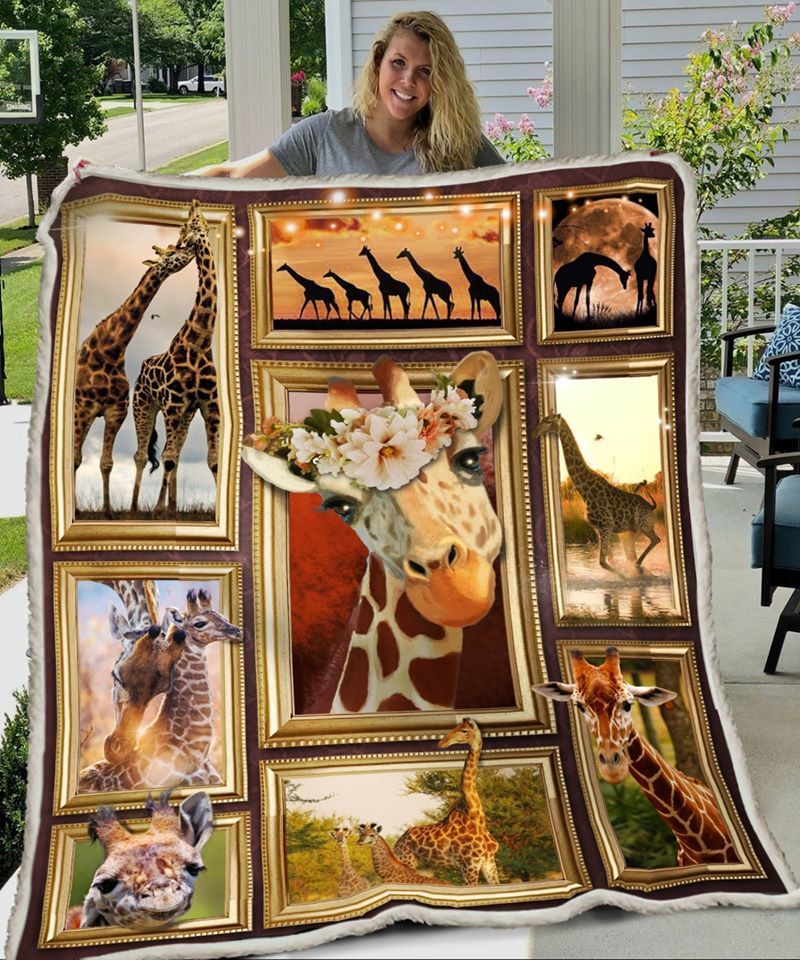 Giraffe Lovely Lady Giraffe Quilt Blanket Dhc04011560Dd