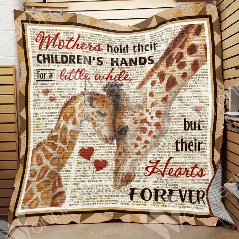 Giraffe Mom Blanket LNT0512045 Quilt Blanket