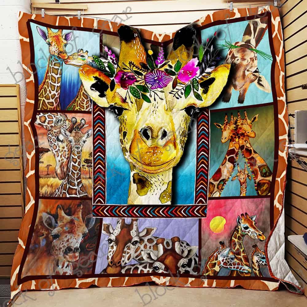 Giraffe My Spirit Animal Quilt Np101 Dhc11123684Dd