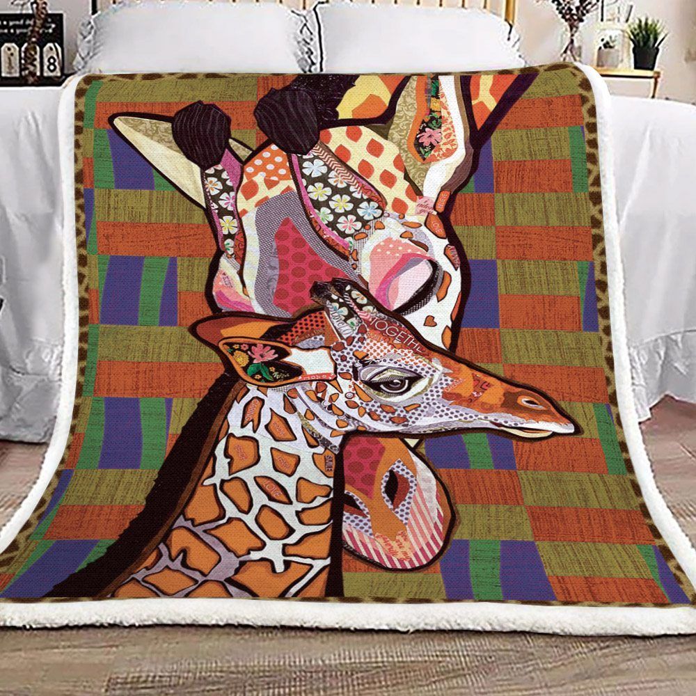 Giraffe Sherpa Fleece