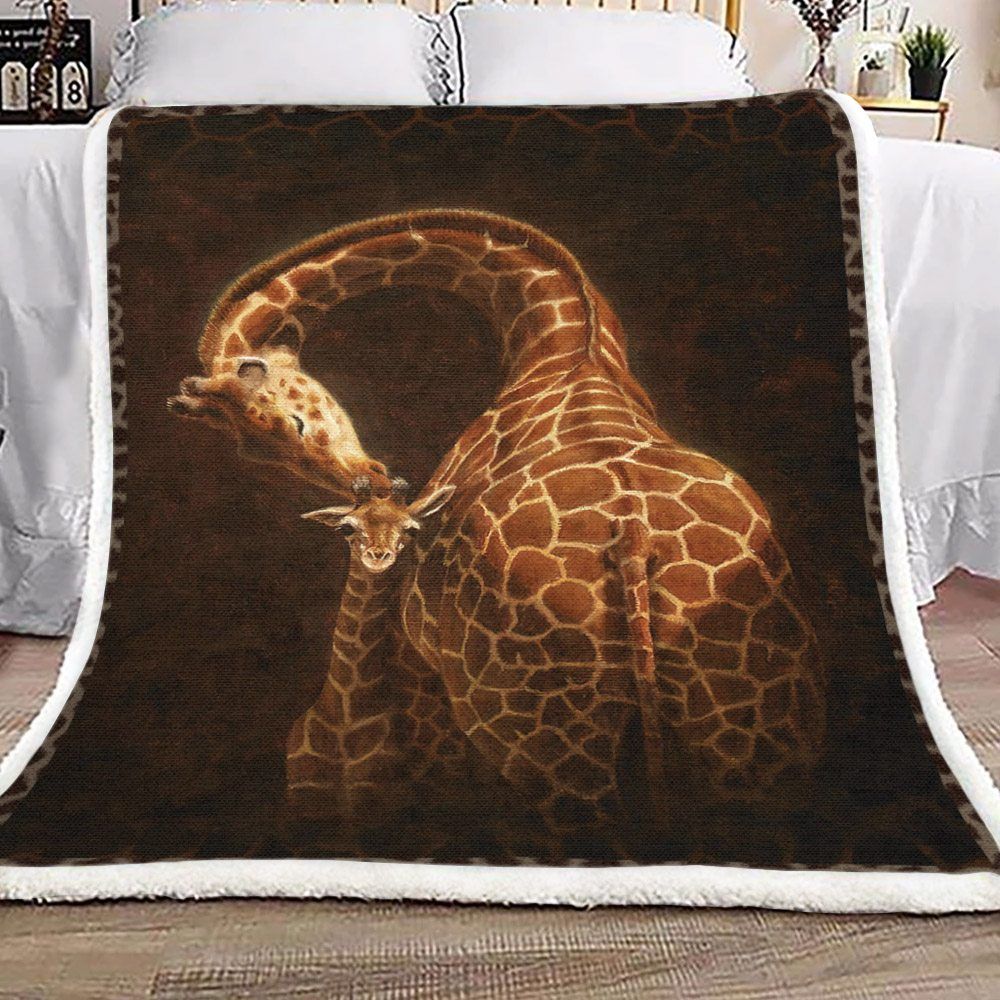 Giraffe Sherpa Fleece