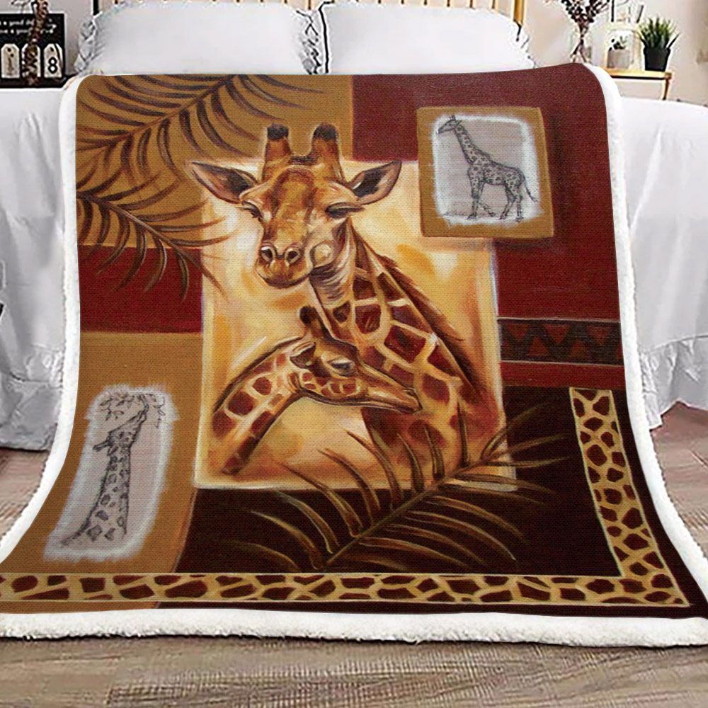 Giraffe Sherpa Fleece