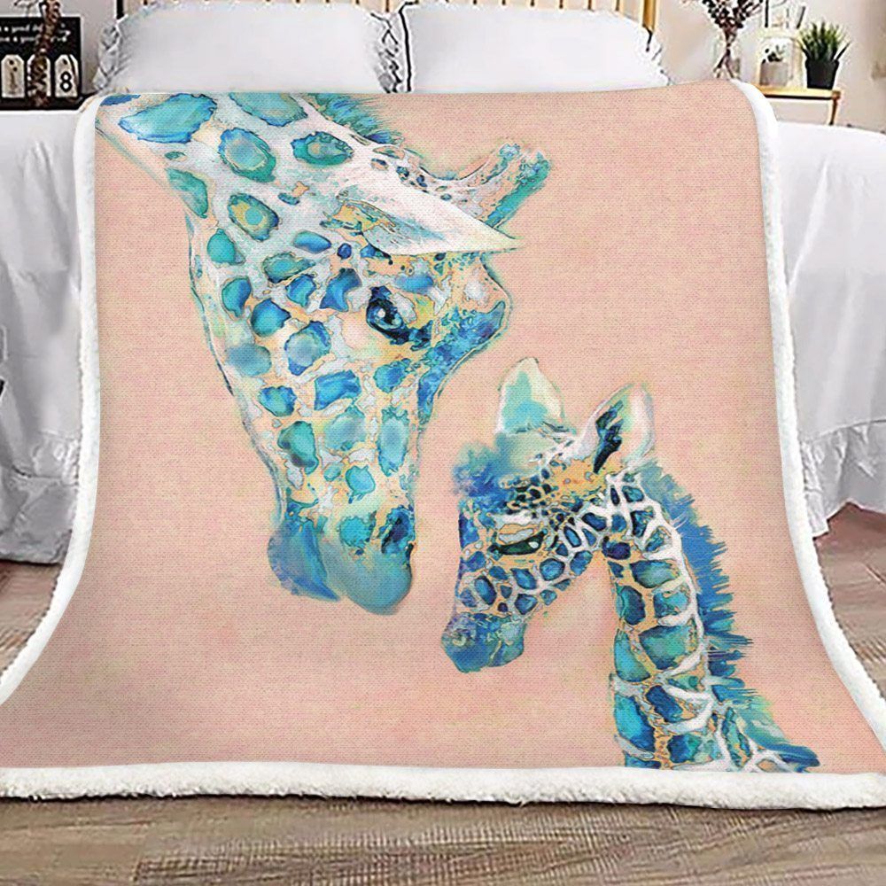 Giraffe Sherpa Fleece