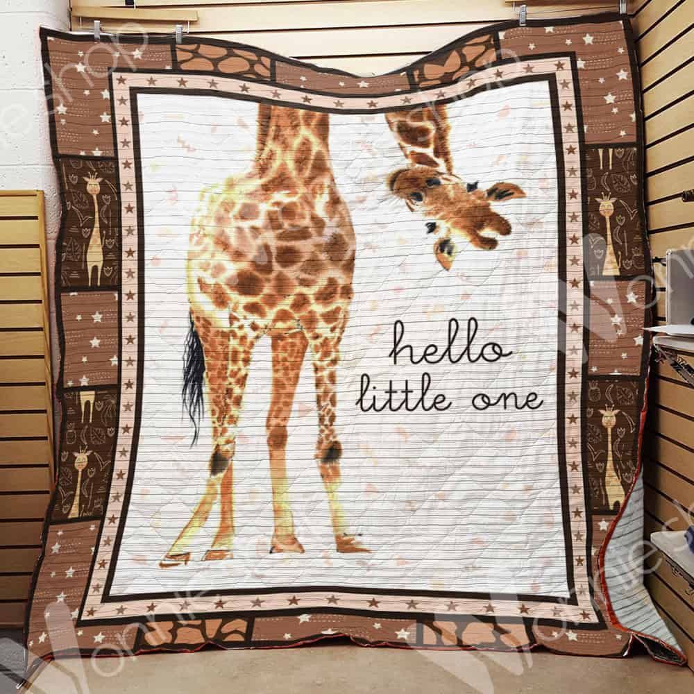 Giraffe Nursery Hello Little One GS-CL-LD0701 Quilt Blanket