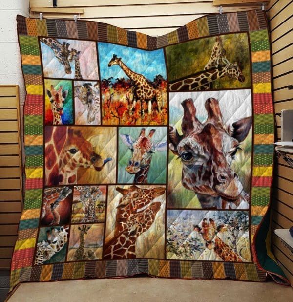 Giraffe Oh My Beautiful Lady Quilt Blanket DHC31121499TD